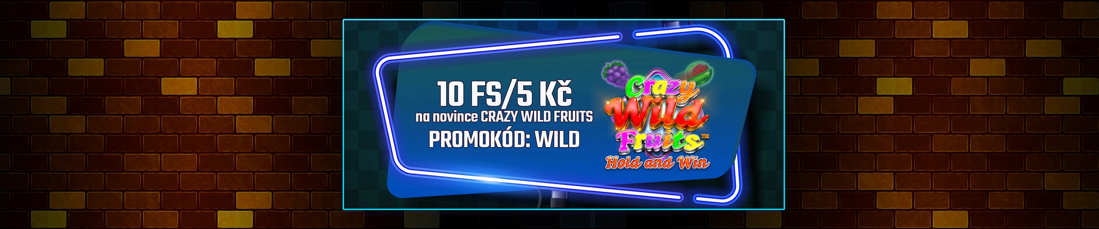 Akce CRAZY WILD FRUITS